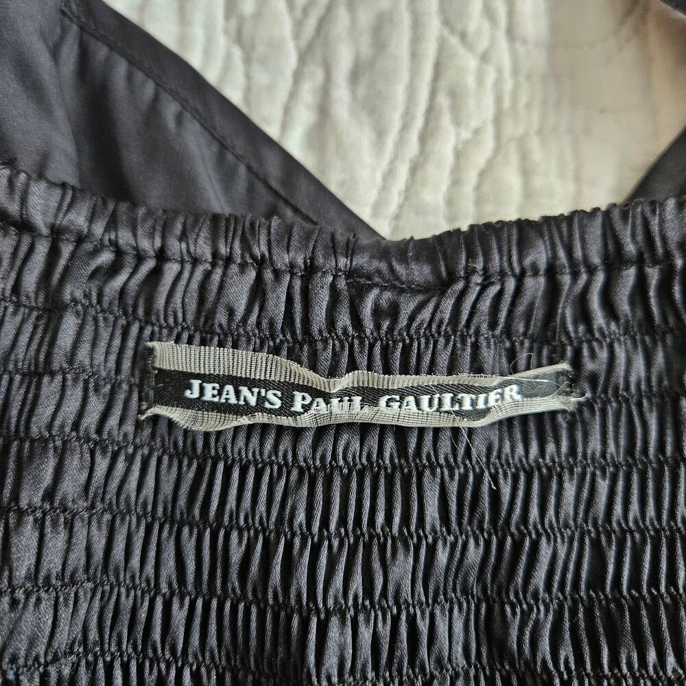 Y2k Jean Paul Gaultier Silk Buckle Mini Dress - Size Small (IT 42) - Picture 5 of 10